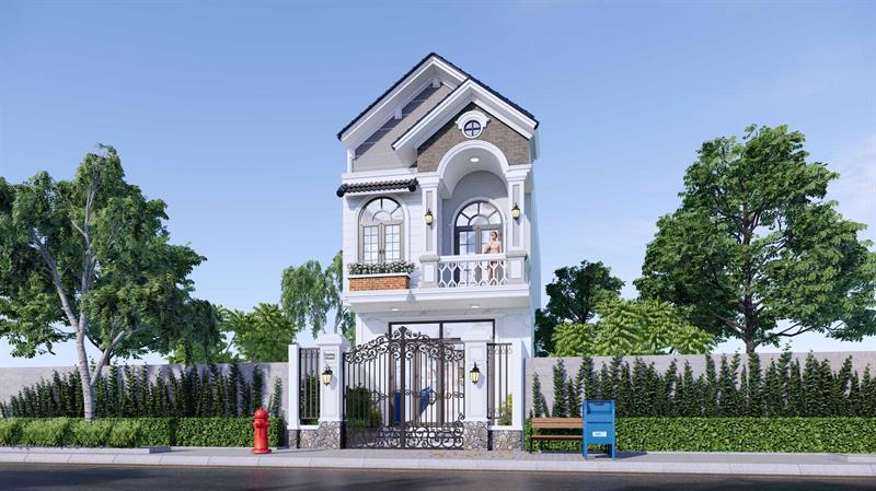 Thiết kế nhà Phan Thiết, Xây nhà trọn gói Phan Thiết, Thi công nhà trọn gói Phan Thiết, Thiết kế Thi công nội thất Phan Thiết Bình Thuận, Công ty Xây dựng Bình Thuận, Thiết kế nhà Bình Thuận, Xây nhà trọn gói Bình Thuận. Thiết kế thi công trọn gói nhà phố hiện đại 5x15 full nội thất tại Tân An Thị xã Lagi